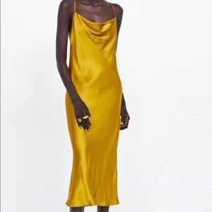 Zara satin dress